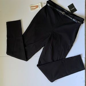 Forever 21 The Harper Pant Black Belted Skinny Size Medium